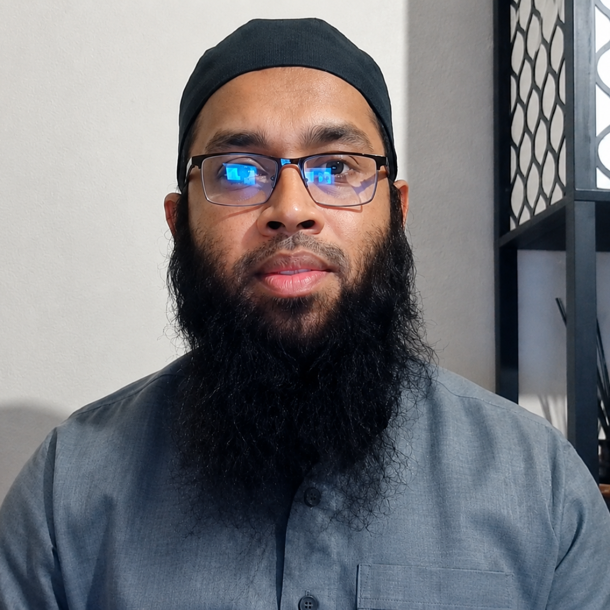 An imam speaking at a webinar about how Muslim diabetics can take part in Ramadan in other ways if they are unable to fast